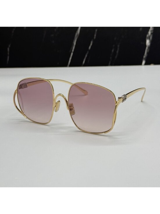 NEW MIU MIU MUA57S 5AK40S SUNGLASSES GOLD/PINK WOMEN MU A57S, SMU A57 EYEWEAR main image 4